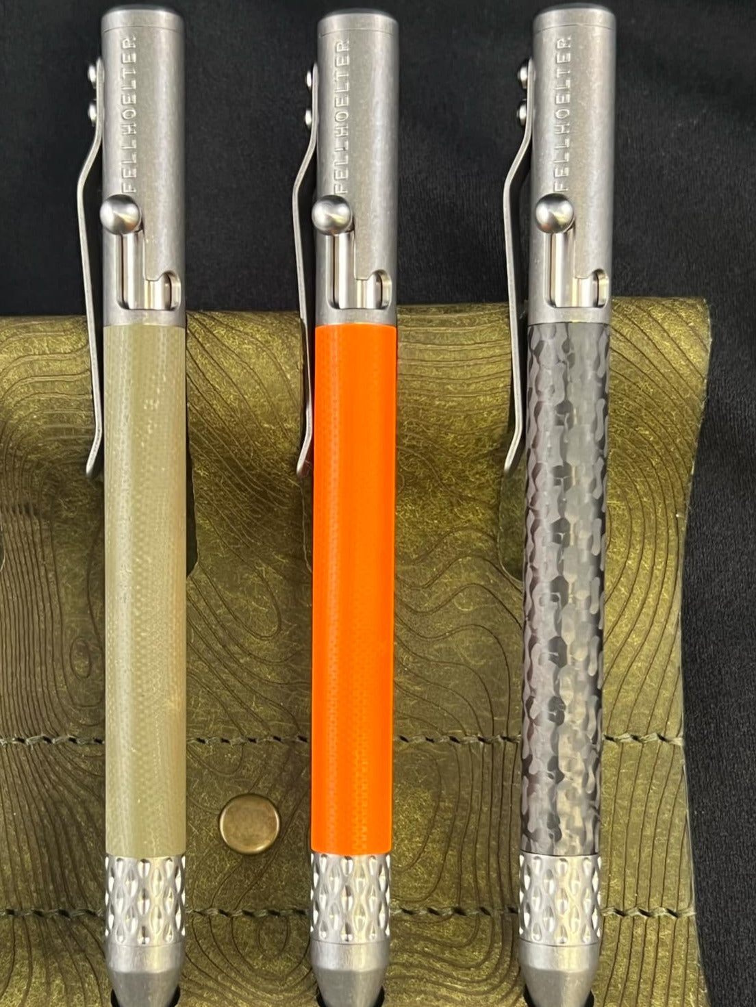 Full Size TiBolt, New Grip Design, G10 and Carbon Fiber