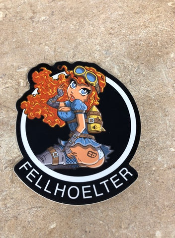 Fellhoelter Girl  sticker