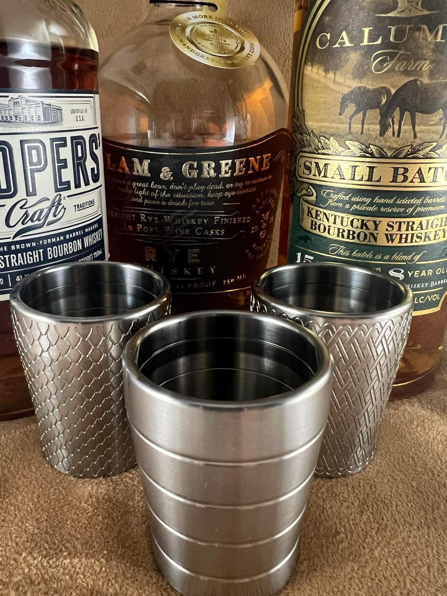 Titanium Shot Glasses