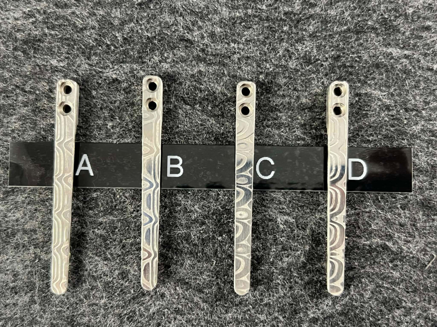 Damasteel Milled Pocket Clips